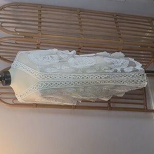 Accessory Street NY brand pullover sheer cover up boho festival summer beach